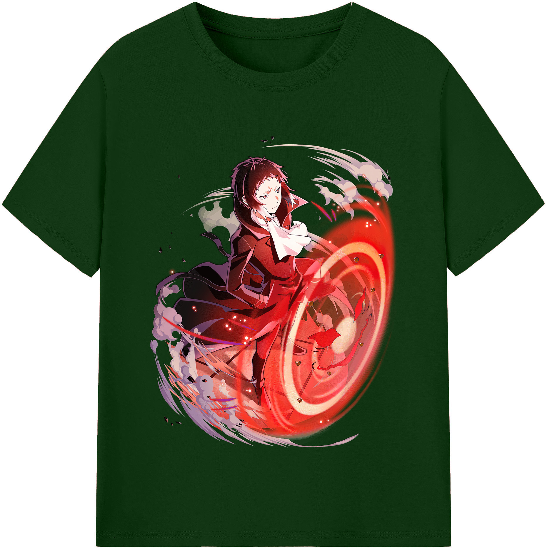 （画像用） 文豪ストレイドッグス Bungo Stray Dogs 綿100％半袖Tシャツ（フロントプリント）